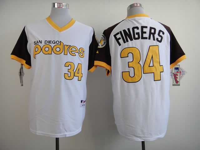 San Diego Padres #34 Fingers White 1978 Mitchell And Ness Throwback Stitched MLB Jersey Sanguo,We sell and wholesale San Diego Padres #34 Fingers White 1978 Mitchell And Ness Throwback Stitched MLB Jersey Sanguo on line form chian!